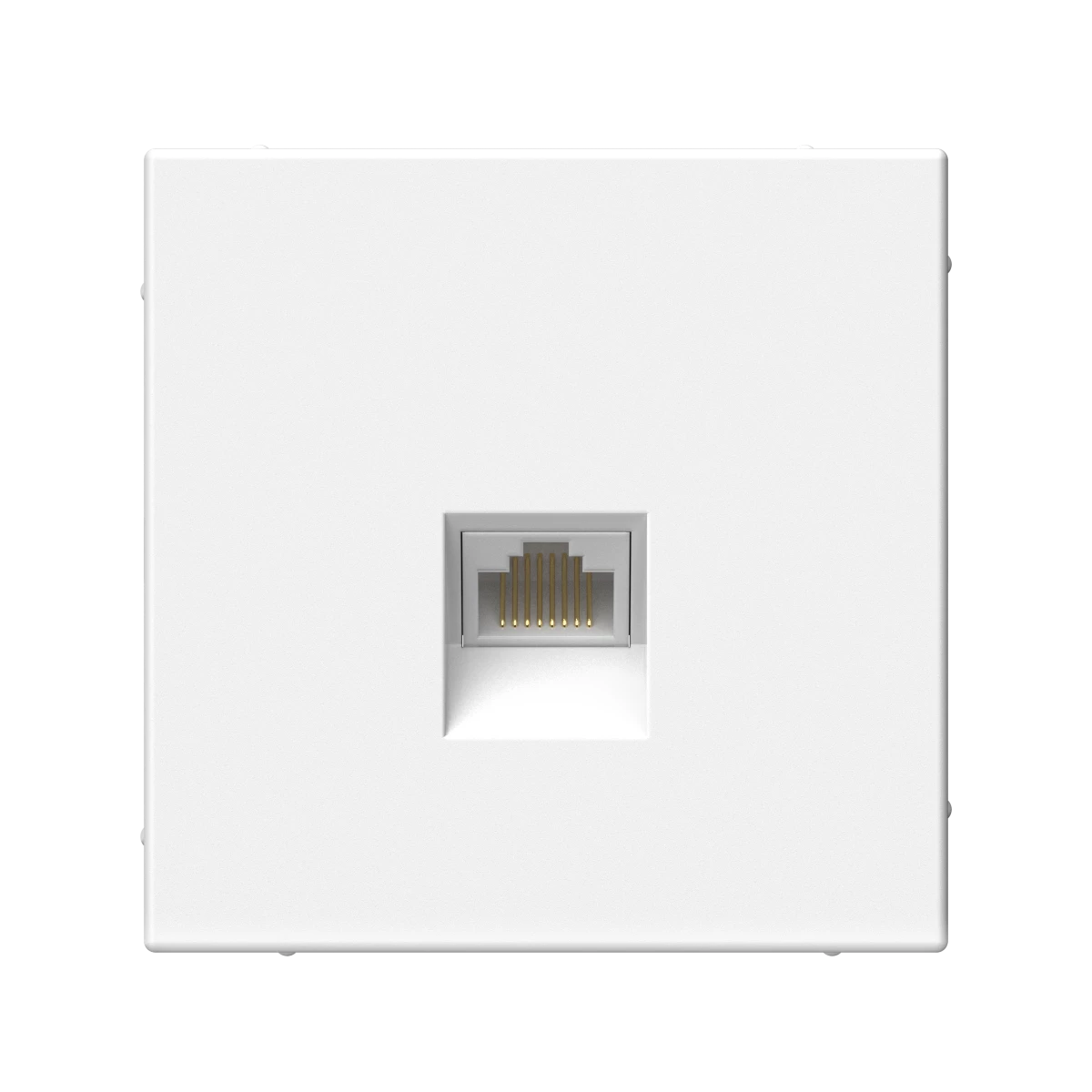 артикул GAL000186 название Розетка компьютерная 1-ая экранированная кат.6е, RJ-45 (интернет), Schneider Electric, Серия Art Gallery, Белый