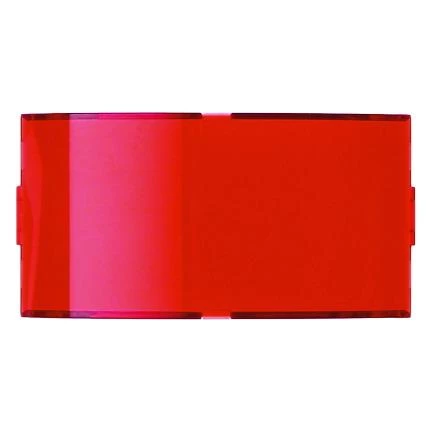 артикул 1289 название Berker Защитная пластина для накладки информационного светового сигнала цвет: красный Комплектующие