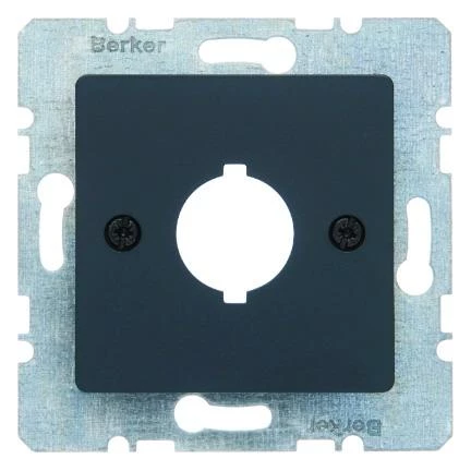 артикул 14311606 название Berker Центральная плата для сигнальных и контрольных устройств; Ш 18,8 мм цвет: антрацитовый, матов