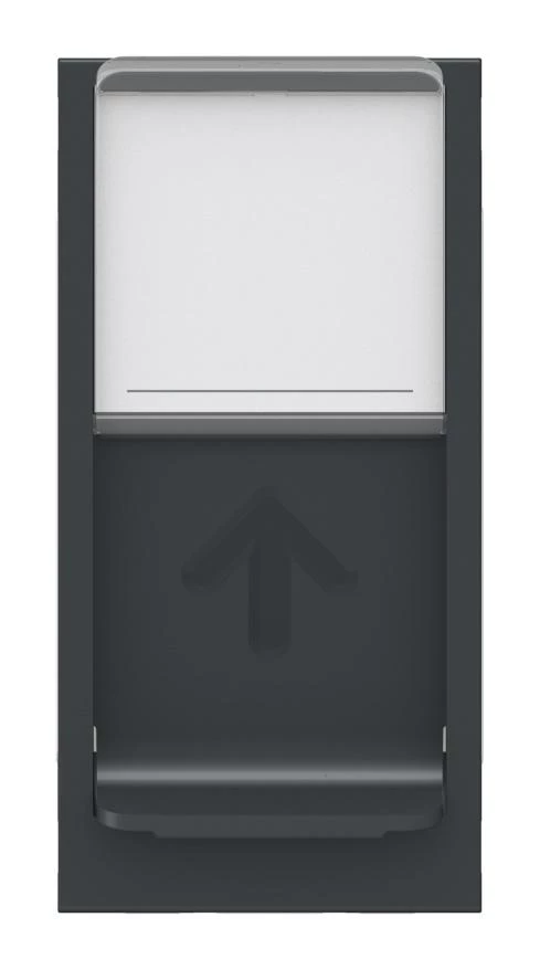 артикул NU341054 название SE Unica Modular Антрацит Розетка компьютерная, RJ45, одиночная кат. 5е UTP, 1 модуль