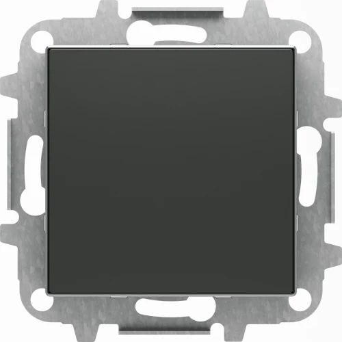 артикул 8501 NS-8104 название Выключатель 1-клавишный; кнопочный, ABB, Серия Sky, Черный бархат