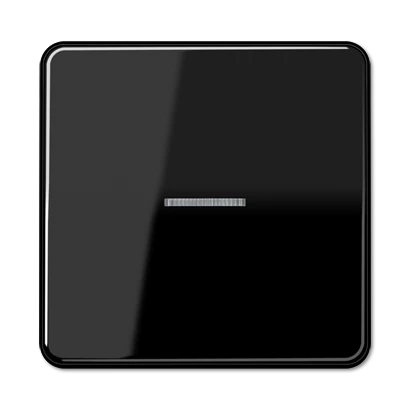 артикул CD590KO5SW-501U-90 название Выключатель 1-клавишный , с подсветкой, Jung, Серия CD 500/CD plus, Черный