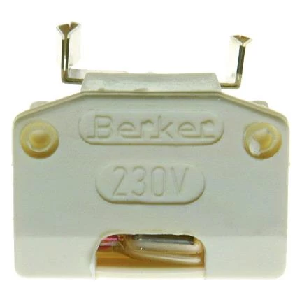 артикул 1615 название Berker Элемент подсветки для одноклавишных выключателей / кнопок цвет: белый ISO-Panzer IP44