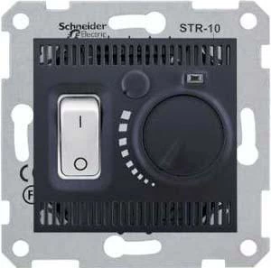 артикул SDN6000370 название Терморегулятор для теплого пола, Schneider Electric, Серия Sedna, Графит
