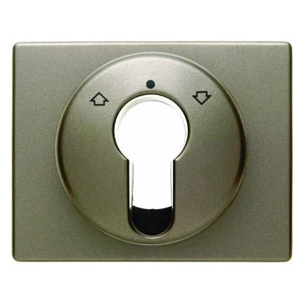 артикул 15049021 название Berker Центральная панель для жалюзийного замочного выключателя/кнопки цвет: светло-бронзовый, лак B