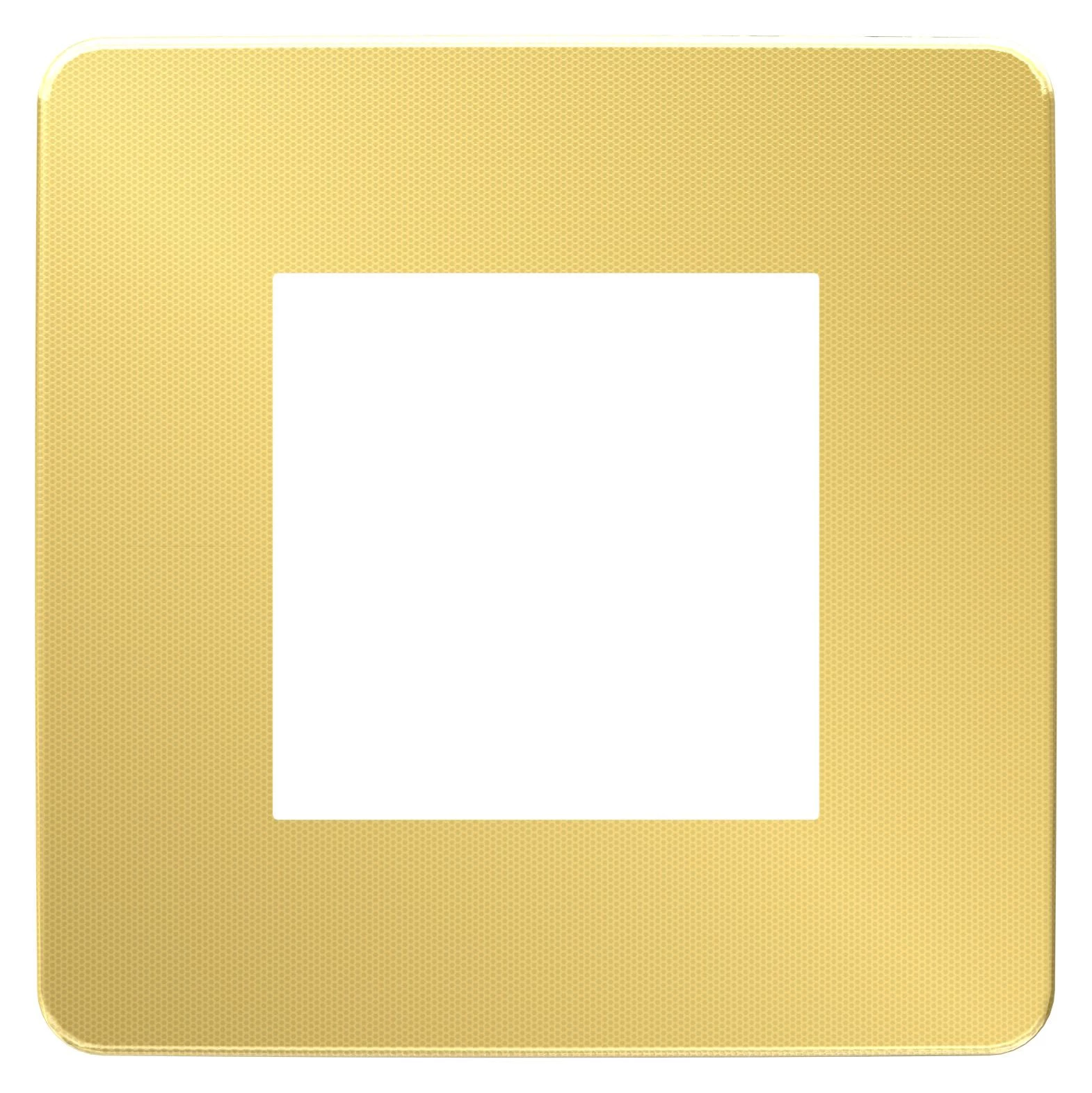 артикул NU280259 название Рамка 1-ая (одинарная), Schneider Electric, Серия Unica Studio, Золото/Белый