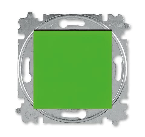 артикул 2CHH598645A6067 название Выключатель 1-клавишный; кнопочный с двух мест, ABB, Серия Levit, Зеленый/Дымчатый черный