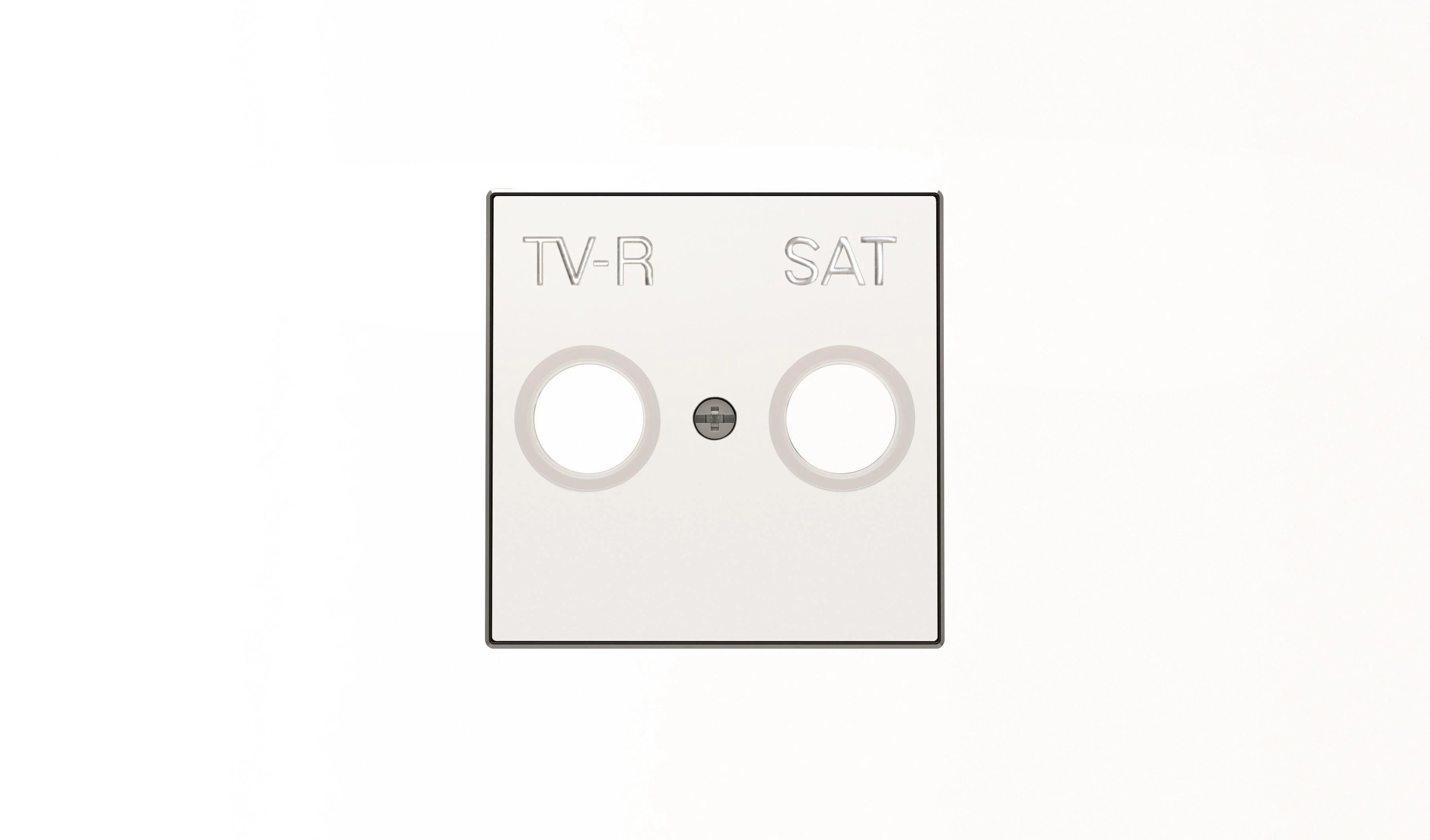 артикул 2CLA855010A1101 название ABB NIE Sky Белый Накладка розетки TV/R-SAT