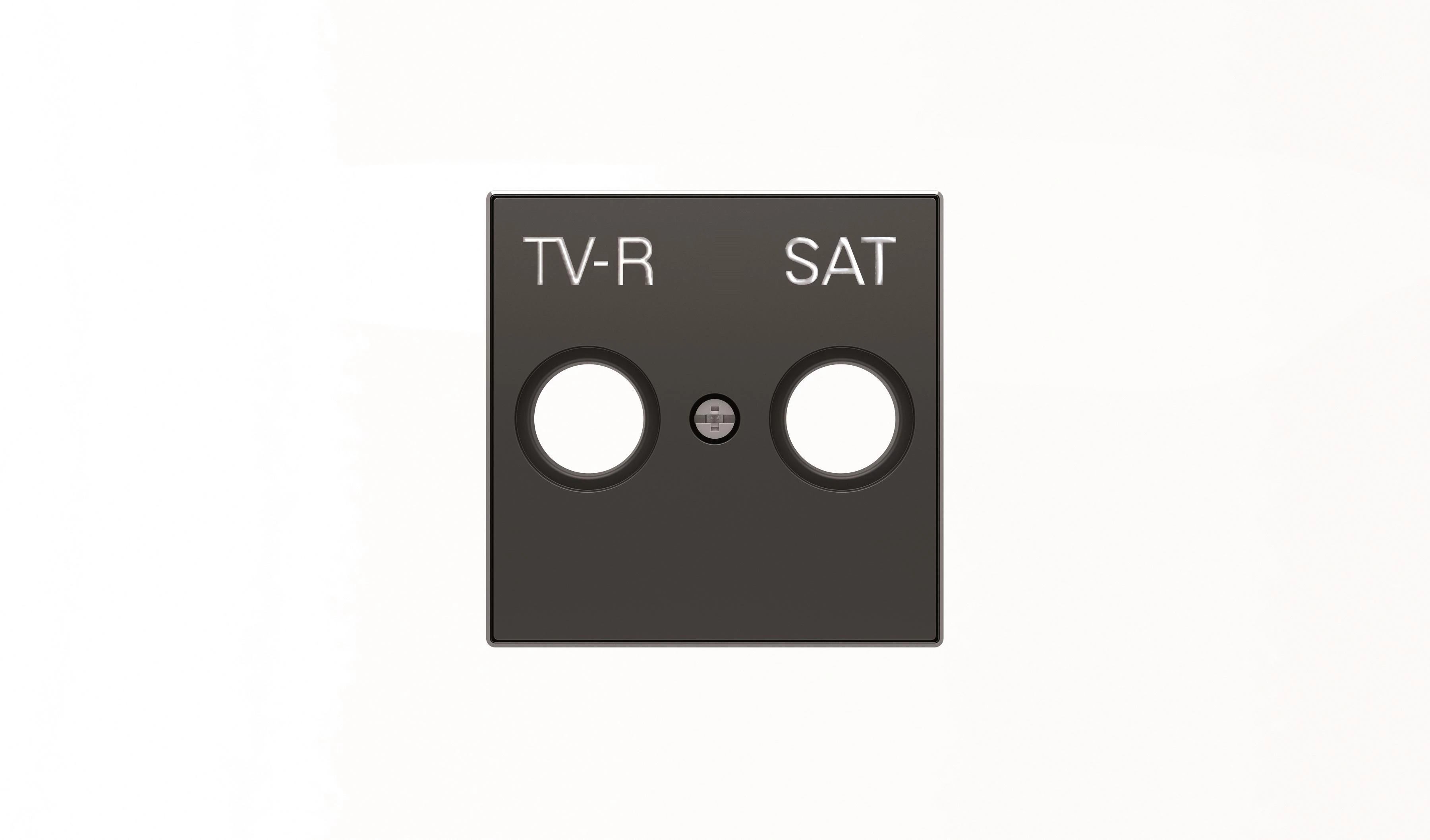 артикул 2CLA855010A1501 название ABB NIE Sky Черный бархат Накладка розетки TV/R-SAT