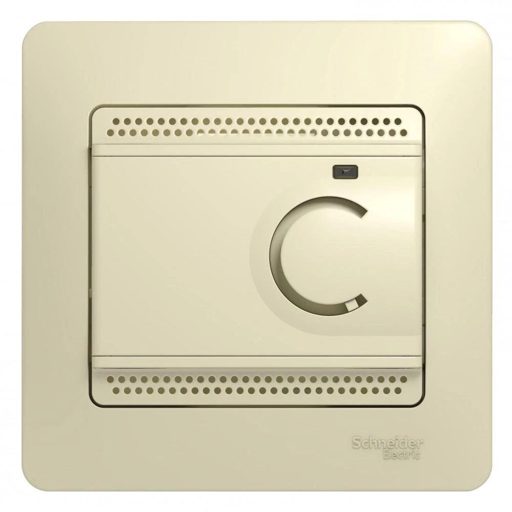 артикул GSL000235 название Терморегулятор для теплого пола, Schneider Electric, Серия Glossa, Бежевый