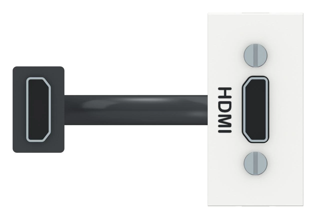 артикул NU343018 название SE Unica Modular Бел Розетка HDMI, 1 модуль
