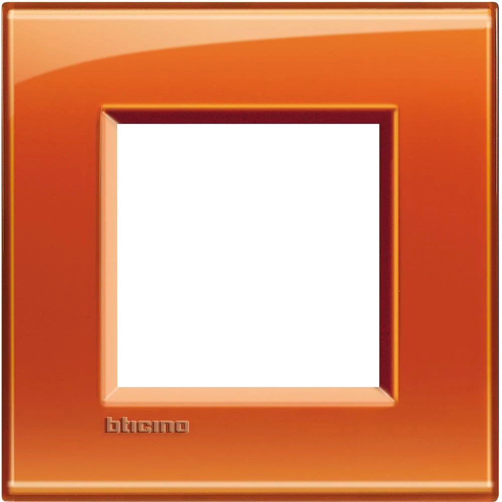 артикул LNA4802OD название Рамка 1-ая (одинарная) прямоугольная, Bticino, Серия LivingLight, Оранжевый
