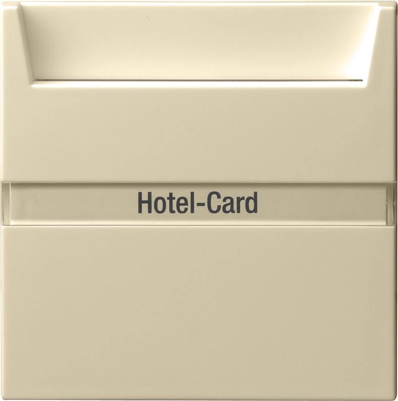 артикул 014001 название Выключатель карточный для гостиниц, Gira, Серия System 55, Бежевый