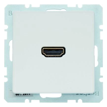 артикул 3315436089 название Berker BMO HDMI-CABLE Q1 цвет: полярная белезна
